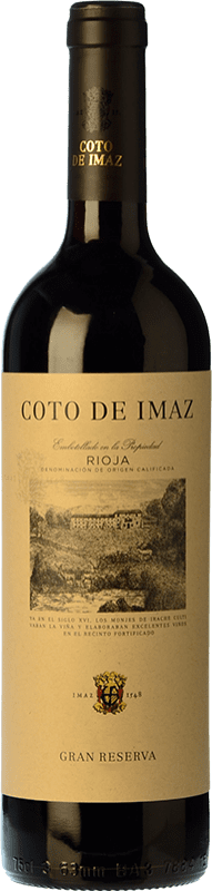 22,95 € Envio grátis | Vinho tinto Coto de Rioja Coto de Imaz Grande Reserva D.O.Ca. Rioja La Rioja Espanha Tempranillo Garrafa 75 cl