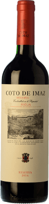 9,95 € Free Shipping | Red Wine Coto de Rioja Coto de Imaz Reserve — Aged D.O.Ca. Rioja The Rioja Spain Tempranillo Medium Bottle 50 cl