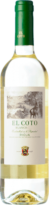 6,95 € Бесплатная доставка | Белое вино Coto de Rioja Молодой D.O.Ca. Rioja Ла-Риоха Испания Viura бутылка 75 cl