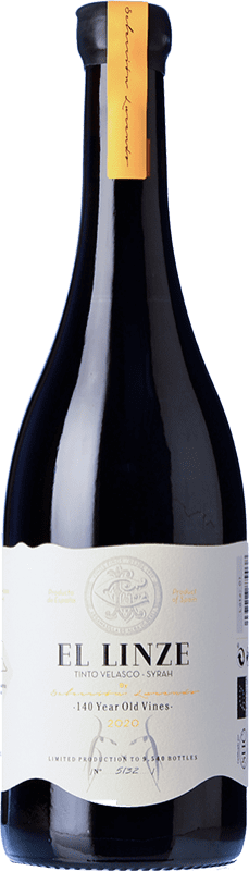 19,95 € 免费送货 | 红酒 El Linze 年轻的 I.G.P. Vino de la Tierra de Castilla 卡斯蒂利亚 - 拉曼恰 西班牙 Syrah, Tinto Velasco 瓶子 75 cl