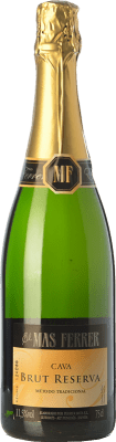 8,95 € 免费送货 | 白起泡酒 El Mas Ferrer 香槟 预订 D.O. Cava 加泰罗尼亚 西班牙 Macabeo, Xarel·lo, Parellada 瓶子 75 cl