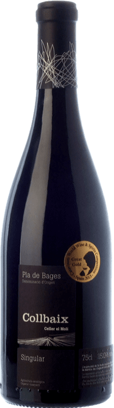 26,95 € 免费送货 | 红酒 El Molí Collbaix Singular 预订 D.O. Pla de Bages 加泰罗尼亚 西班牙 Cabernet Sauvignon 瓶子 75 cl