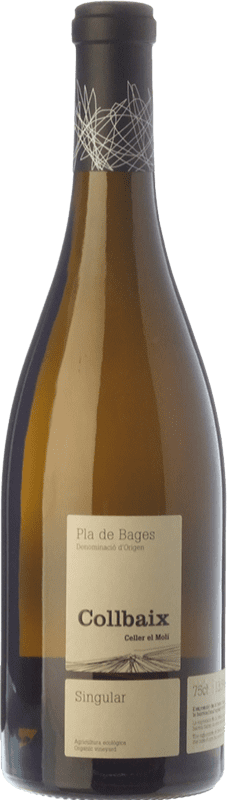 24,95 € Бесплатная доставка | Белое вино El Molí Collbaix Singular Blanc D.O. Pla de Bages Каталония Испания Macabeo, Picapoll бутылка 75 cl