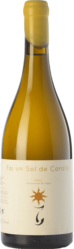 91,95 € Бесплатная доставка | Белое вино El Paraguas Fai un Sol de Carallo старения D.O. Ribeiro Галисия Испания Godello, Treixadura, Albariño бутылка 75 cl