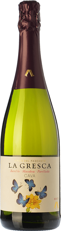9,95 € 免费送货 | 白起泡酒 El Paseante La Gresca 香槟 D.O. Cava 加泰罗尼亚 西班牙 Macabeo, Xarel·lo, Parellada 瓶子 75 cl