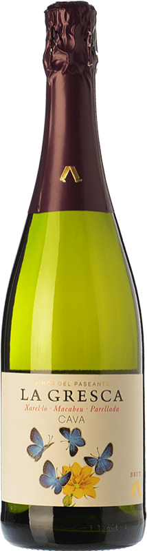 9,95 € Free Shipping | White Sparkling Wine El Paseante La Gresca Brut D.O. Cava Catalonia Spain Macabeo, Xarel·lo, Parellada Bottle 75 cl