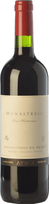 11,95 € 送料無料 | 赤ワイン El Sequé Monastrell 若い D.O. Alicante バレンシアのコミュニティ スペイン Syrah — シラー, Monastrell — モナストレル Eco — エコ ビオ オーガニック 75 cl