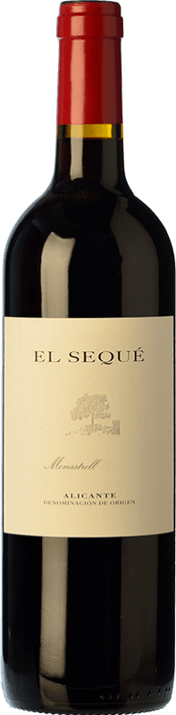 26,95 € Free Shipping | Red wine El Sequé Crianza D.O. Alicante Valencian Community Spain Monastrell Bottle 75 cl