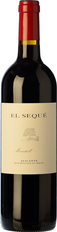 34,95 € 免费送货 | 红酒 El Sequé 岁 D.O. Alicante 巴伦西亚社区 西班牙 Monastrell 瓶子 75 cl