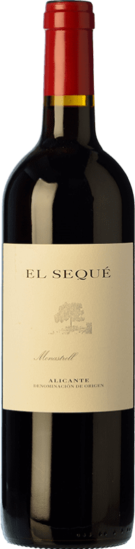 32,95 € Spedizione Gratuita | Vino Rosso El Sequé Crianza — Invecchiato in Botte D.O. Alicante Comunità Valenciana Spagna Monastrell 75 cl