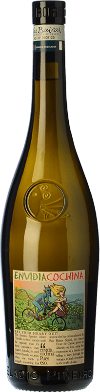 38,95 € 免费送货 | 白酒 Eladio Piñeiro Envidia Cochina D.O. Rías Baixas 加利西亚 西班牙 Albariño 瓶子 75 cl