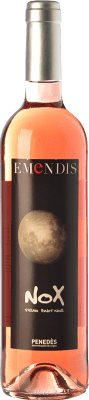 6,95 € Free Shipping | Rosé wine Emendis Nox Rosat D.O. Penedès Catalonia Spain Syrah, Pinot Black Bottle 75 cl