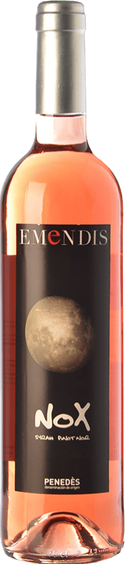 7,95 € Envio grátis | Vinho Rosé Emendis Nox D.O. Penedès Catalunha Espanha Syrah, Pinot Noir 75 cl