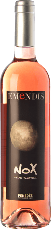 6,95 € Envío gratis | Vino rosado Emendis Nox Rosat D.O. Penedès Cataluña España Syrah, Pinot Negro Botella 75 cl