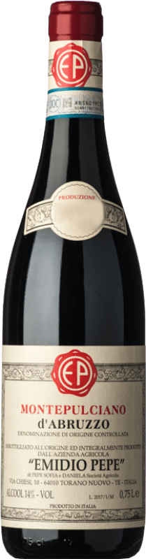56,95 € Spedizione Gratuita | Vino rosso Emidio Pepe D.O.C. Montepulciano d'Abruzzo Abruzzo Italia Montepulciano Bottiglia 75 cl