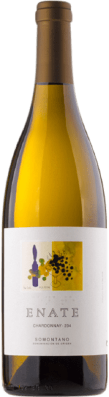 9,95 € Envio grátis | Vinho branco Enate 234 D.O. Somontano Aragão Espanha Chardonnay Garrafa 75 cl