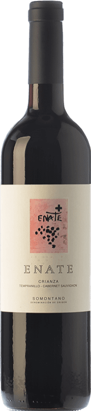 11,95 € Envío gratis | Vino Tinto Enate Crianza D.O. Somontano Aragón España Tempranillo, Cabernet Sauvignon 75 cl