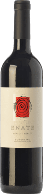 17,95 € Free Shipping | Red wine Enate Aged D.O. Somontano Aragon Spain Merlot Bottle 75 cl