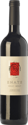 18,95 € Spedizione Gratuita | Vino rosso Enate Crianza D.O. Somontano Aragona Spagna Merlot Bottiglia 75 cl