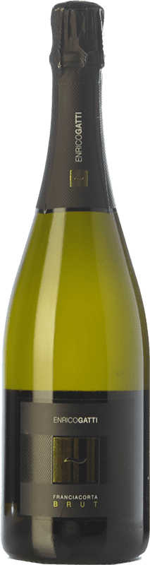 38,95 € Envío gratis | Espumoso blanco Enrico Gatti Brut D.O.C.G. Franciacorta Lombardia Italia Chardonnay Botella 75 cl