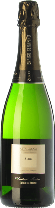 31,95 € Kostenloser Versand | Weißer Sekt Enrico Serafino Zero D.O.C. Alta Langa Piemont Italien Pinot Noir — Spätburgunder, Chardonnay Flasche 75 cl