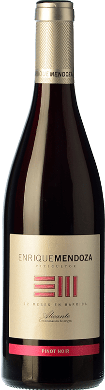 15,95 € Бесплатная доставка | Красное вино Enrique Mendoza старения D.O. Alicante Сообщество Валенсии Испания Pinot Black бутылка 75 cl