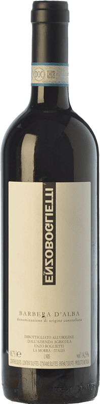 15,95 € Spedizione Gratuita | Vino rosso Enzo Boglietti D.O.C. Barbera d'Alba Piemonte Italia Barbera Bottiglia 75 cl