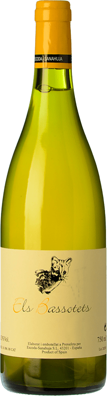 21,95 € Бесплатная доставка | Белое вино Escoda Sanahuja Els Bassotets D.O. Conca de Barberà Каталония Испания Chenin White бутылка 75 cl