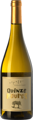 16,95 € 免费送货 | 白酒 Espelt Quinze Roures 岁 D.O. Empordà 加泰罗尼亚 西班牙 Grenache White, Grenache Grey 瓶子 75 cl