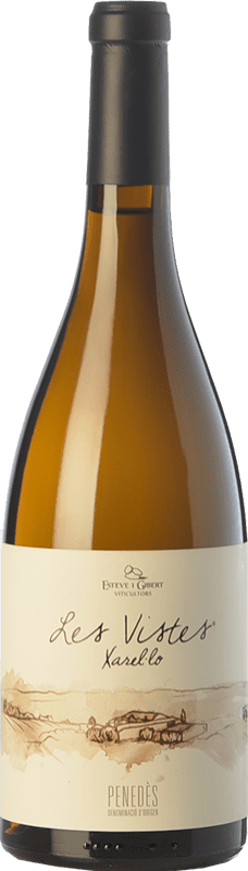 14,95 € Бесплатная доставка | Белое вино Esteve i Gibert Les Vistes старения D.O. Penedès Каталония Испания Xarel·lo бутылка 75 cl