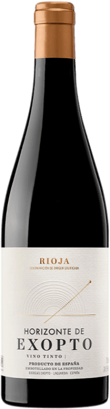 19,95 € Envío gratis | Vino tinto Exopto Horizonte Crianza D.O.Ca. Rioja La Rioja España Tempranillo, Garnacha, Mazuelo Botella 75 cl