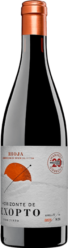 24,95 € Free Shipping | Red wine Exopto Horizonte Aged D.O.Ca. Rioja The Rioja Spain Tempranillo, Grenache, Mazuelo Bottle 75 cl