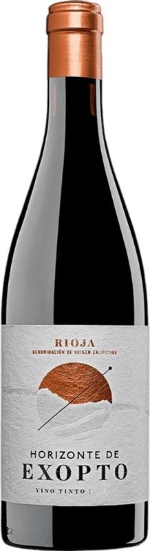 21,95 € Spedizione Gratuita | Vino Rosso Exopto Horizonte Crianza — Invecchiato in Botte D.O.Ca. Rioja La Rioja Spagna Tempranillo, Garnacha — Grenache, Mazuelo 75 cl