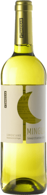 8,95 € Бесплатная доставка | Белое вино Fábregas Mingua D.O. Somontano Арагон Испания Gewürztraminer бутылка 75 cl