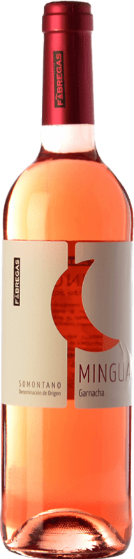 8,95 € 免费送货 | 玫瑰酒 Fábregas Mingua 年轻的 D.O. Somontano 阿拉贡 西班牙 Syrah, Grenache 瓶子 75 cl