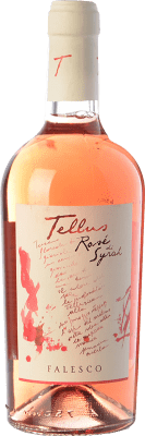 15,95 € 免费送货 | 玫瑰酒 Falesco Tellus Rosé I.G.T. Lazio 拉齐奥 意大利 Syrah 瓶子 75 cl