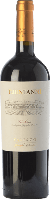 19,95 € Kostenloser Versand | Rotwein Falesco Trentanni I.G.T. Umbria Umbrien Italien Merlot, Sangiovese Flasche 75 cl