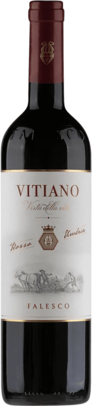 13,95 € 送料無料 | 赤ワイン Falesco Vitiano Rosso I.G.T. Umbria ウンブリア イタリア Merlot, Cabernet Sauvignon, Sangiovese ボトル 75 cl