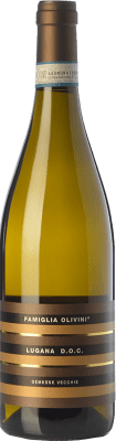 16,95 € 免费送货 | 白酒 Olivini Demesse Vecchie D.O.C. Lugana 伦巴第 意大利 Trebbiano di Lugana 瓶子 75 cl