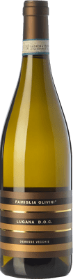 17,95 € Envío gratis | Vino Blanco Olivini Demesse Vecchie D.O.C. Lugana Lombardia Italia Trebbiano 75 cl