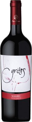 12,95 € Envío gratis | Vino tinto Otero Ramos Gritos Clásico Joven I.G. Mendoza Mendoza Argentina Malbec Botella 75 cl