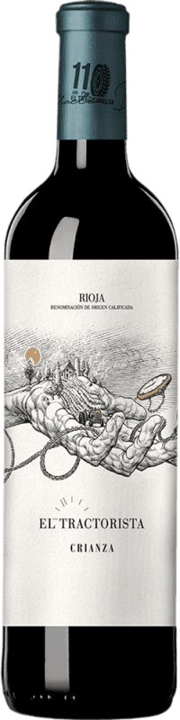 12,95 € Бесплатная доставка | Красное вино Family Owned El Tractorista D.O.Ca. Rioja Ла-Риоха Испания Tempranillo — Темпранильо, Garnacha — Гренаш 75 cl