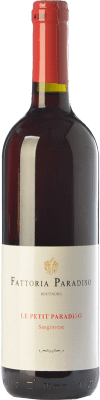 11,95 € Бесплатная доставка | Красное вино Fattoria Paradiso Le Petit I.G.T. Emilia Romagna Эмилия-Романья Италия Sangiovese бутылка 75 cl