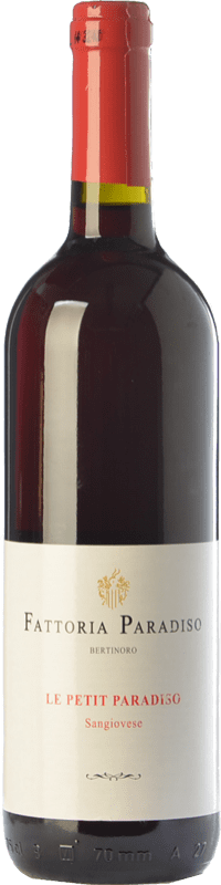 11,95 € Бесплатная доставка | Красное вино Fattoria Paradiso Le Petit I.G.T. Emilia Romagna Эмилия-Романья Италия Sangiovese бутылка 75 cl