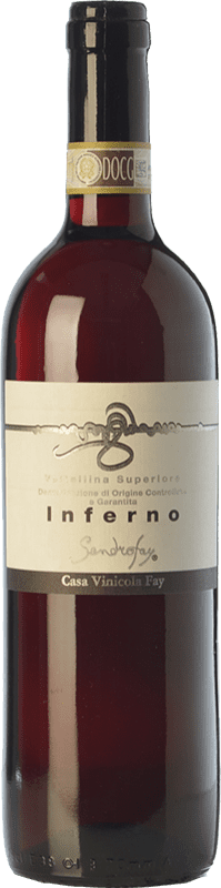 17,95 € 免费送货 | 红酒 Fay Inferno D.O.C.G. Valtellina Superiore 伦巴第 意大利 Nebbiolo 瓶子 75 cl