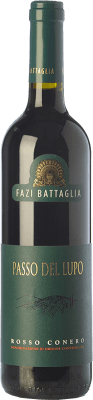 13,95 € Бесплатная доставка | Красное вино Fazi Battaglia Passo del Lupo D.O.C. Rosso Conero Marche Италия Sangiovese, Montepulciano бутылка 75 cl