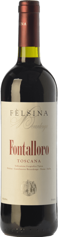 58,95 € 免费送货 | 红酒 Fèlsina Fontalloro I.G.T. Toscana 托斯卡纳 意大利 Sangiovese 瓶子 75 cl