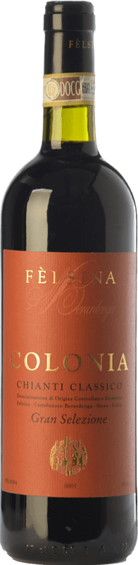 53,95 € Free Shipping | Red Wine Fèlsina Colonia Classic, Selection D.O.C.G. Chianti Tuscany Italy Sangiovese 75 cl