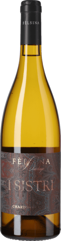 29,95 € Free Shipping | White Wine Fèlsina I Sistri I.G.T. Toscana Tuscany Italy Chardonnay Bottle 75 cl