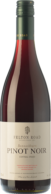 78,95 € 送料無料 | 赤ワイン Felton Road Bannockburn 高齢者 I.G. Central Otago セントラルオタゴ ニュージーランド Pinot Black ボトル 75 cl